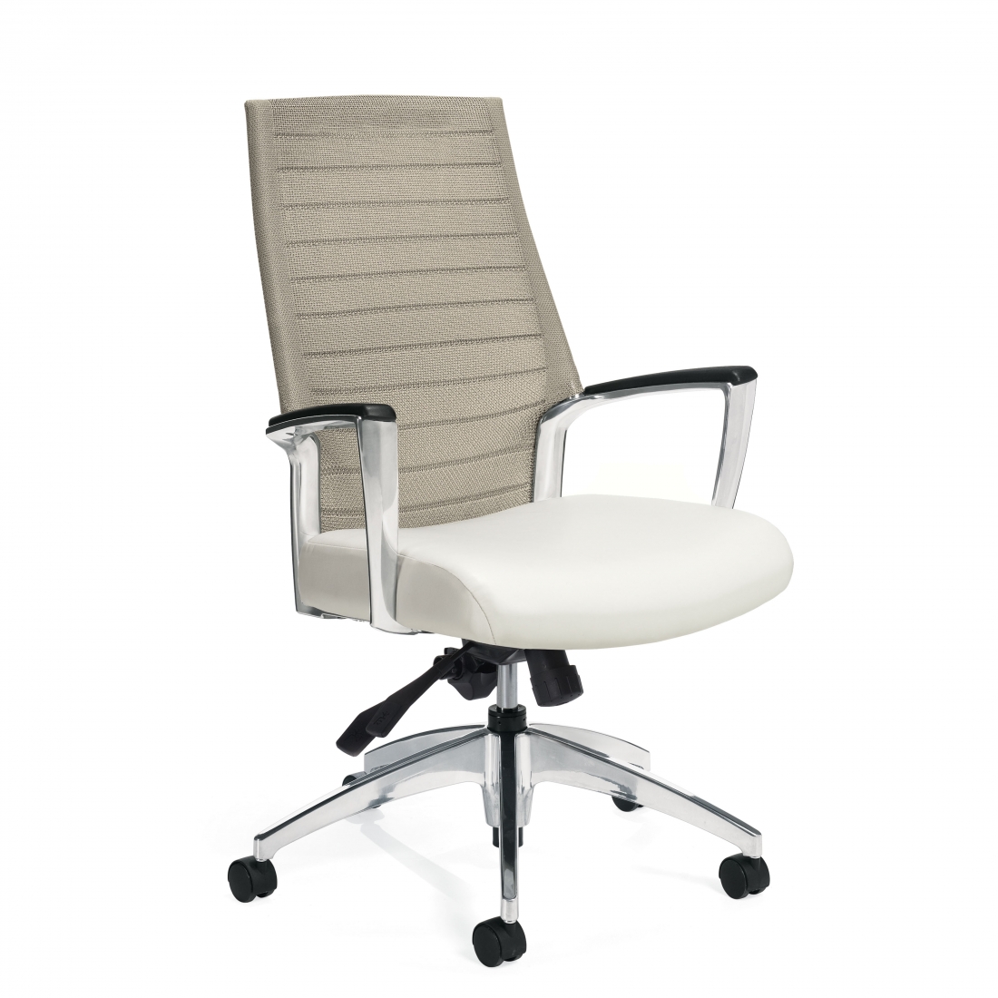 Mesh High Back Tilter, Leather